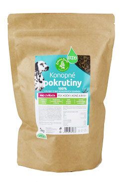 Konopné pokrutiny ve formě výlisků/plátků BIO 1kg