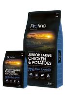 Profine NEW Dog Junior Large Chicken &amp; Potatoes 3 kg