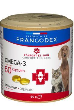 Francodex Omega 3 Capsules pes, kočka 60tbl