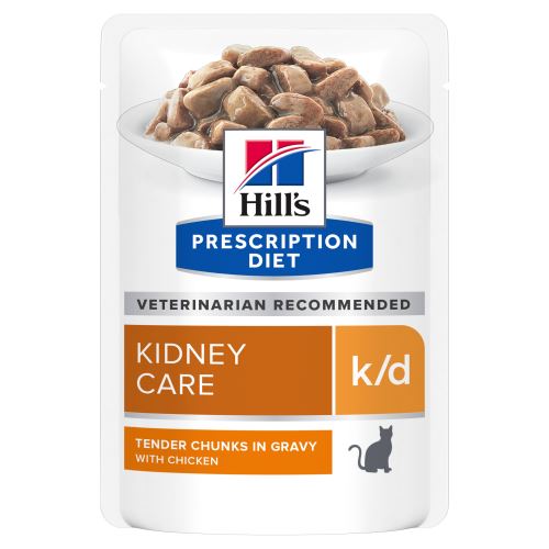 Hills Prescription Diet Feline K/D Kidney Care kapsičky 12x85g