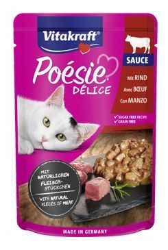 Vitakraft Cat Poésie Déli Sauce kapsa hovězí 85g