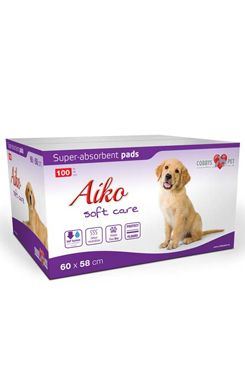 Podložka absorbční pro psy Aiko Soft Care 60x58cm100ks