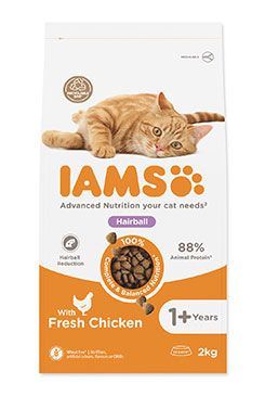 Iams Cat Adult Hairball Chicken 2kg