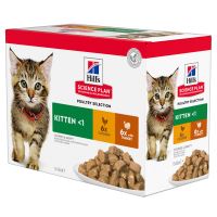 Hills Science Plan Feline Kitten Chicken&amp;Turkey - kapsičky 12x85g