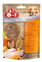 Pochoutka 8in1 Meaty Treats FD Chicken/Carrots 50g