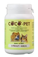 Coco Pet vanilková příchuť 50 tbl.