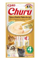 Churu Cat Tuna &amp; Bonito Flakes Recipe 4x14g