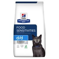 Hills Prescription Diet Feline D/D Dry Duck&amp;Green Pea 1,5kg NEW