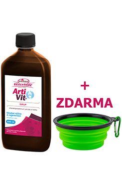 VITAR ArtiVit Sirup 500ml+cestovní miska