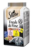 Sheba kapsa Fresh&amp;Fine kuře a losos 6x50g
