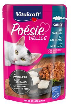 Vitakraft Cat Poésie Déli Sauce kapsa treska 85g