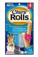 Churu Cat Rolls Chicken wraps&amp;Tuna+Scallop cr. 4x10g