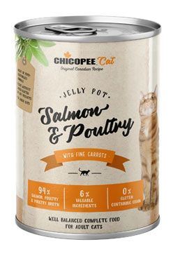 Chicopee Cat konz. Adult Jelly Pot Salmon&Poultry 400g