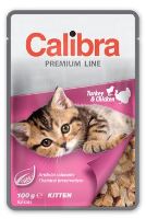 Calibra Cat  kapsa Premium Kitten Turkey &amp; Chicken100g