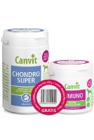 Canvit Chondro Super 230g+Canvit Immuno pro psy 100g