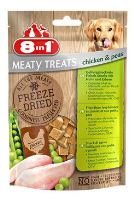 Pochoutka 8in1 Meaty Treats FD Chicken/Peas 50g