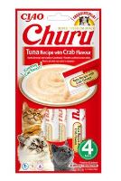 Churu Cat Tuna Recipe with Crab Flavour 4x14g