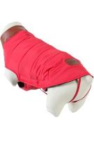 Obleček prošívaná bunda pro psy LONDON červená 30cm Zo