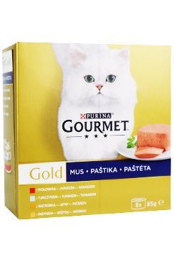 Gourmet Gold konz. kočka paštiky pack 8x85g