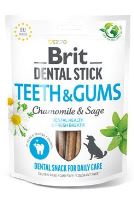 Brit Dog Dental Stick Teeth&amp;Gums Chamomile&amp;Sage 7ks