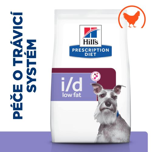 Hill's Prescription Diet i/d Low Fat Péče o zažívání granule pro psy 4 kg