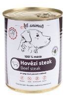All Animals DOG hovězí steak 800g