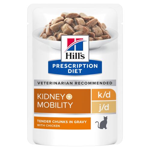 Hills Prescription Diet Feline K/D + Mobility kapsičky 12x85g