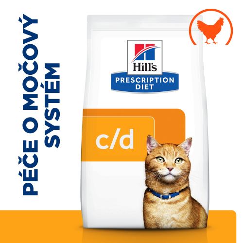 Hill's Prescription Diet c/d Multicare Péče o močový systém pro kočky 12 kg