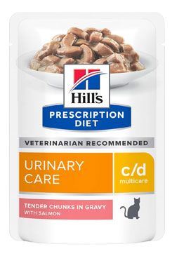 Hills Prescription Diet Feline C/D MultiCare Salmon kapsičky 12x85g NEW