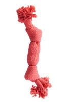 Hračka pes BUSTER Pískací lano, růžová, 35 cm, M