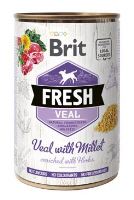 Brit Fresh Veal with Millet 400g