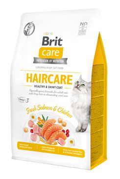 Brit Care Cat Grain-Free Haircare Healthy&Shiny Coat 0,4kg