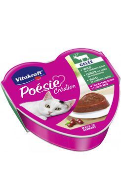 Vitakraft Cat Poésie Gelée vanička zvěř.brusinka 85g