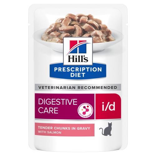 Hills Prescription Diet Feline I/D Digestive Care Salmon kapsičky 12x85g