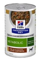 Hills Prescription Diet Canine Metabolic Chicken&amp;Veg Konz.354g