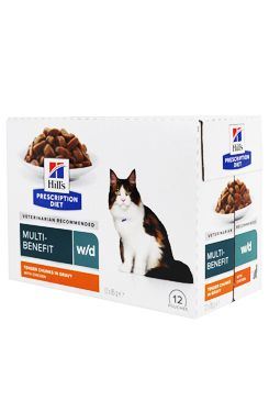 Hills Prescription Diet Feline W/D Multi-Benefit kapsa 12x85g