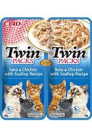 Churu Cat Twin Packs Tuna&amp;Chick&amp;Scallop in Broth 2x40g