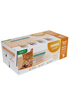 Iams Cat Adult mix masa v omáčce multipack 48x85g