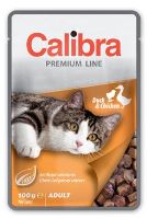 Calibra Cat  kapsa Premium Adult Duck &amp; Chicken 100g