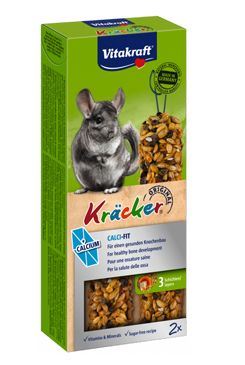 Vitakraft Rodent Kräcker Chinchilla Calcium tyč 2ks