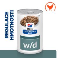 Hills Prescription Diet Canine W/D konzerva 370g NEW