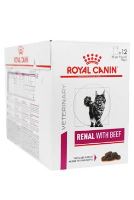 Royal Canin VD Feline Renal  12x85g hovězí kapsa