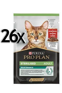 ProPlan Cat  kaps. Steriliz. hovězí 26x85g