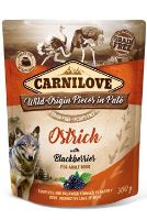 Carnilove Dog Pouch Paté Ostrich &amp; Blackberries 300g