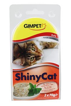 Gimpet kočka konz. ShinyCat  kuře 2x70g