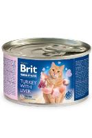 Brit Premium Cat by Nature konz Turkey&amp;Liver 200g