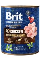 Brit Premium Dog by Nature  konz Chicken &amp; Hearts 800g