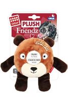 Hračka pes GiGwi Plush Friendz medvěd s gum. kroužkem