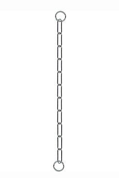 Obojek kovový stahovák dlouhá oka 1-řadý 60cm