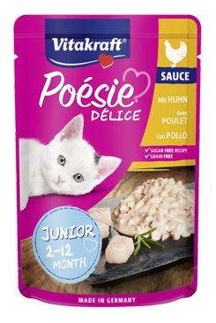 Vitakraft Cat Poésie Déli Sauce kapsa junior kuřecí85g